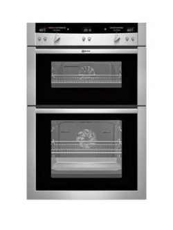 Neff U16E74N3Gb Built-In Electric Double Oven - Stainless Steel